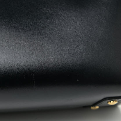 Burberry Soft Grain Calfskin Small Belt Bag Black Tan 18 of 22
