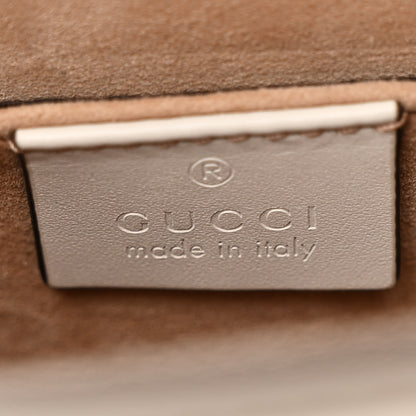 Gucci Calfskin Mini Sylvie Top Handle Bag White 6 of 11