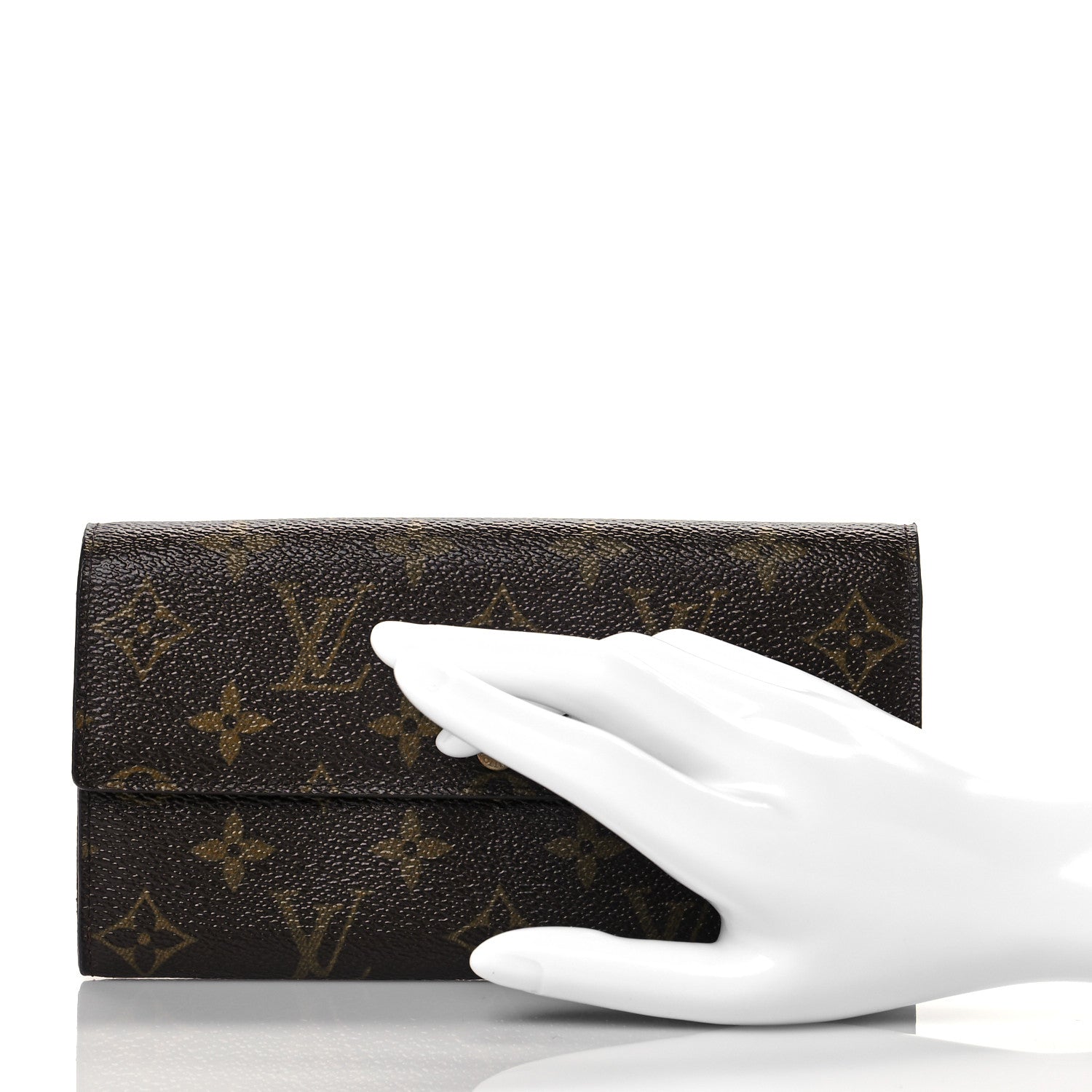 Louis Vuitton Monogram Sarah Wallet 2 of 8