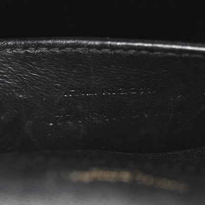 Saint Laurent Grain De Poudre Textured Mixed Matelasse Triquilt Medium Monogram Satchel Black 7 of 10