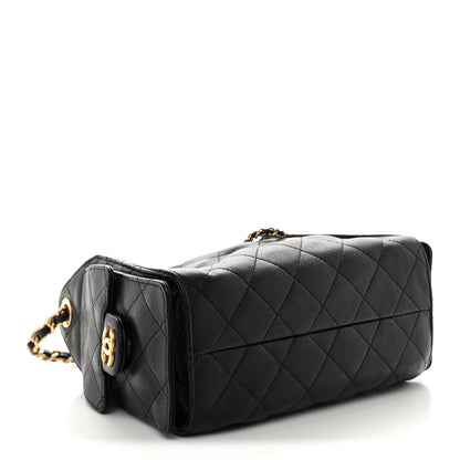 Chanel Caviar Quilted Mini Chanel 25 Handbag Black 4 of 10