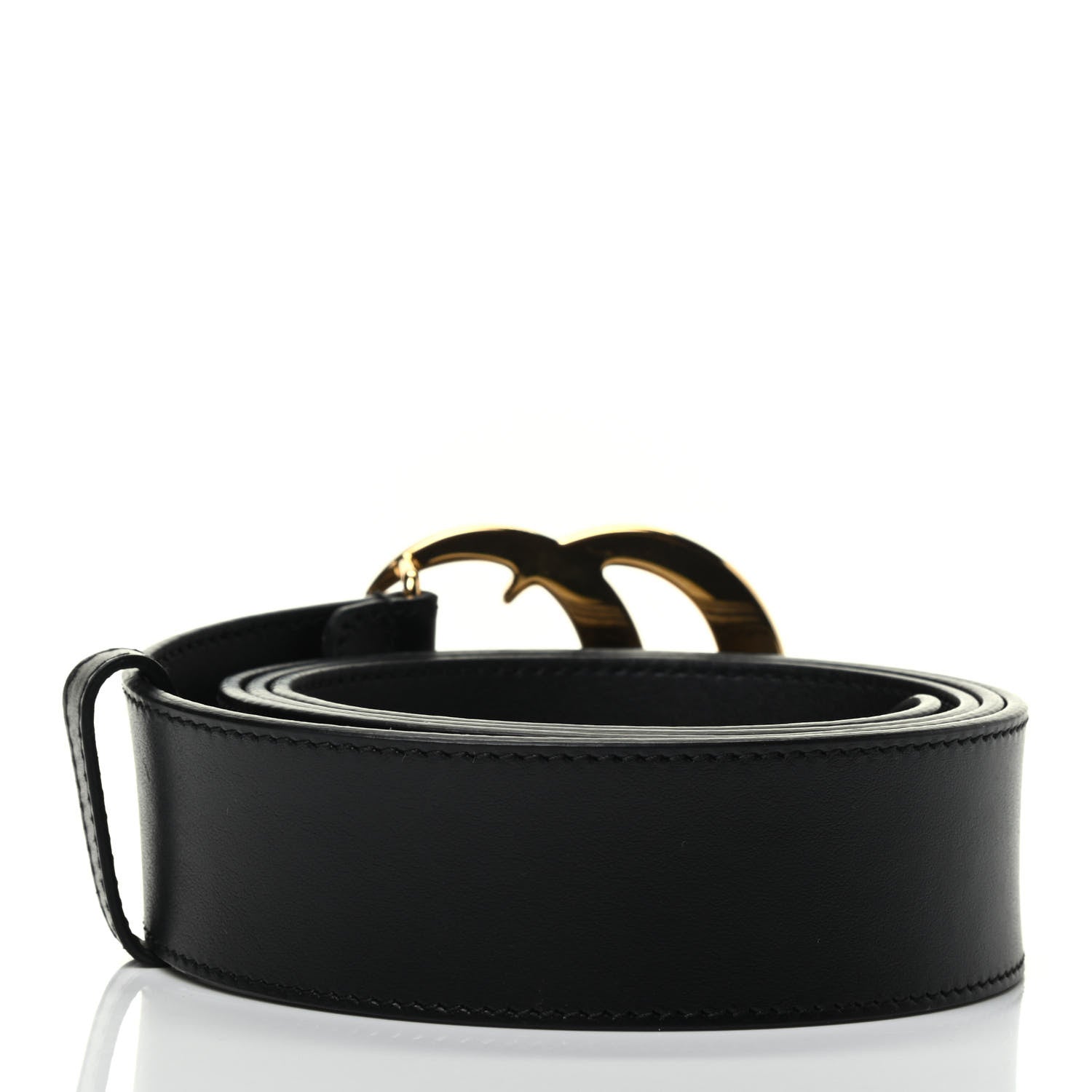 Gucci Plutone Calfskin Double G 40mm Belt 115 46 Black 2 of 3