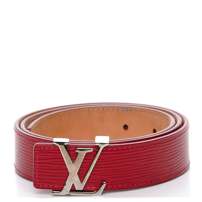 Louis Vuitton Epi 30mm LV Initiales Belt 80 32 Rubis 1 of 10