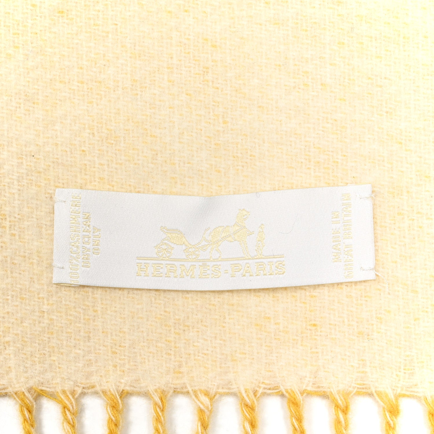 Hermes Cashmere Casaque Double H Muffler 3 of 3