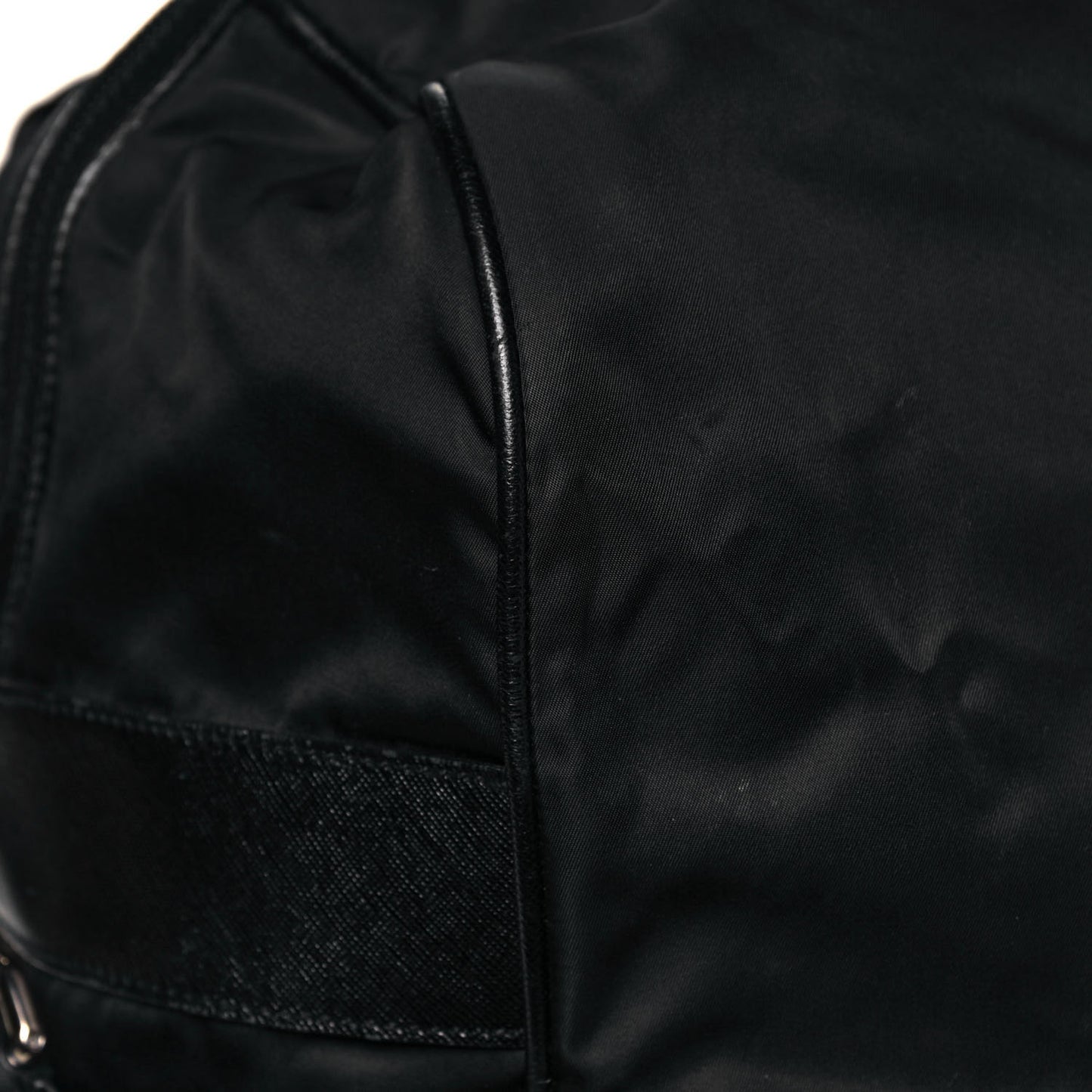 Tessuto Nylon Saffiano Duffle Black