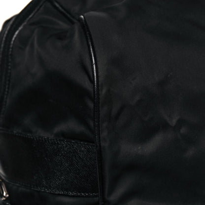 Prada Tessuto Nylon Saffiano Duffle Black 19 of 26