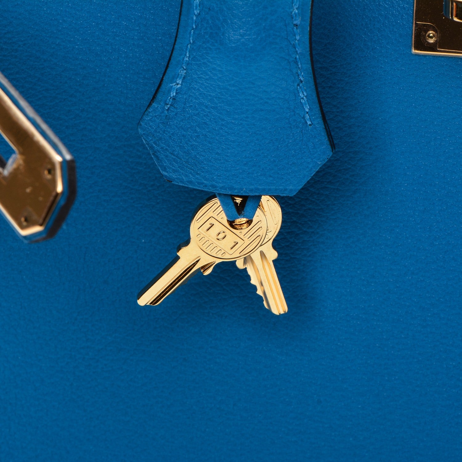 Hermes Evercolor Kelly Retourne 32 Bleu Hydra 21 of 26