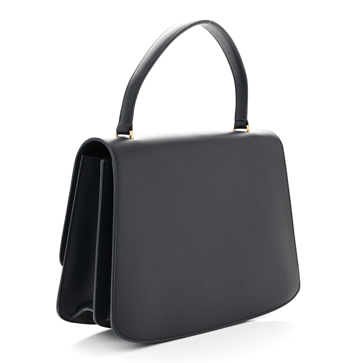 The Row Calfskin Medium The Sofia 11.75 Top Handle Navy 3 of 9