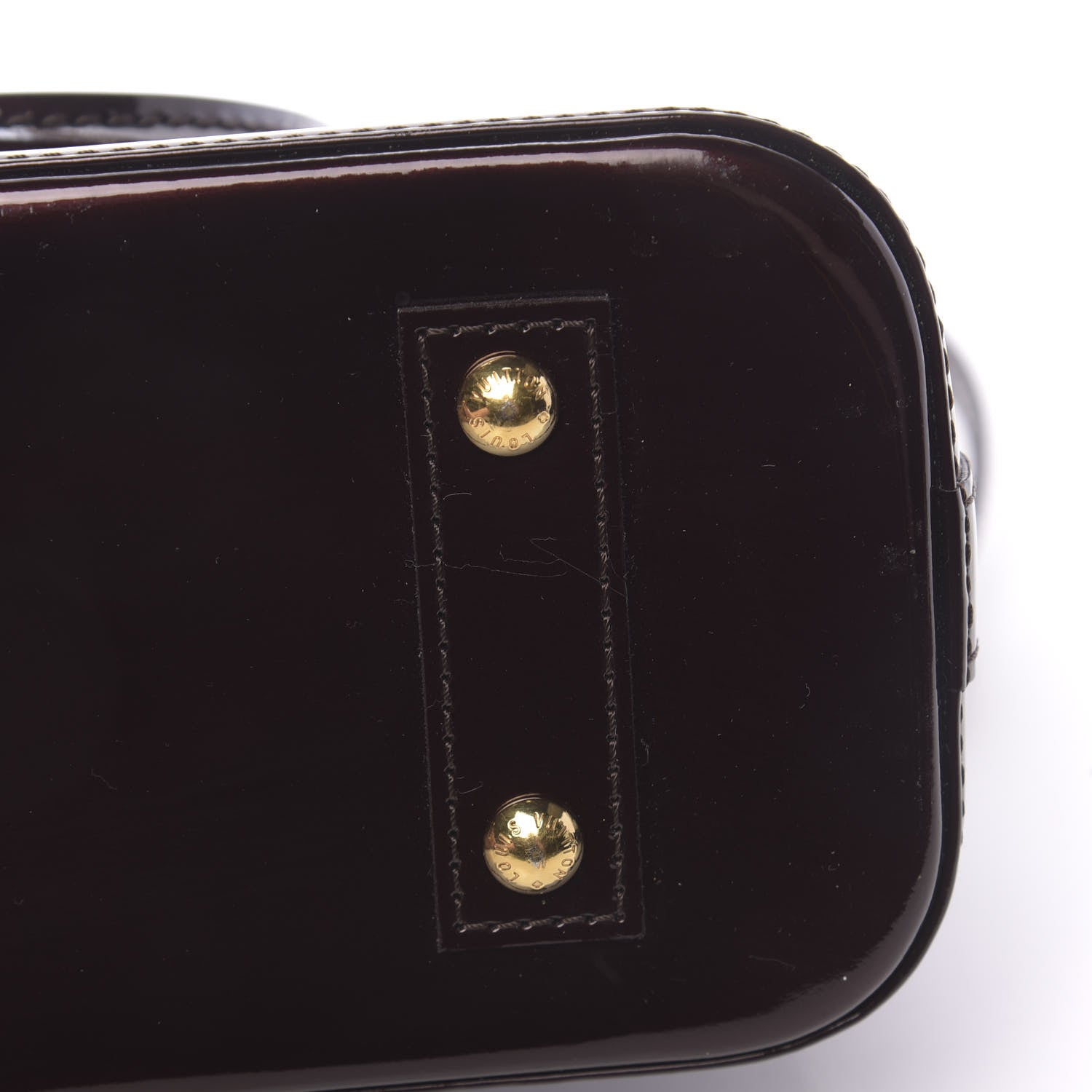 Louis Vuitton Vernis Alma BB Amarante 9 of 13