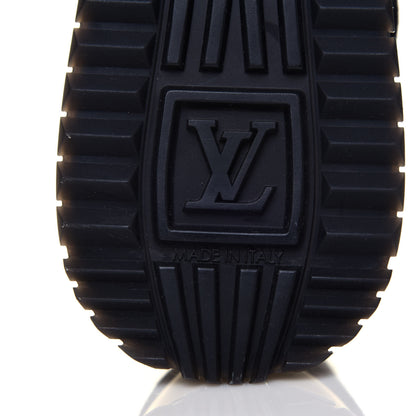Louis Vuitton Suede Monogram Run Away Sneakers 36 Black 6 of 9