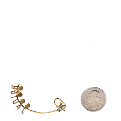 Christian Dior Pearl Crystal J'Adior Earring Gold 2 of 4