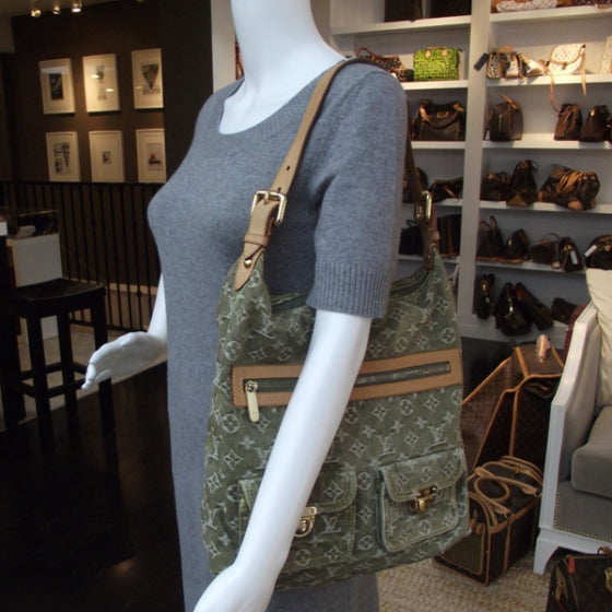 Louis Vuitton Denim Baggy GM Lichen 2 of 10