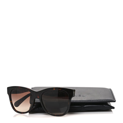 Chanel Acetate Runway Square Sunglasses 5380 Dark Tortoise 8 of 8