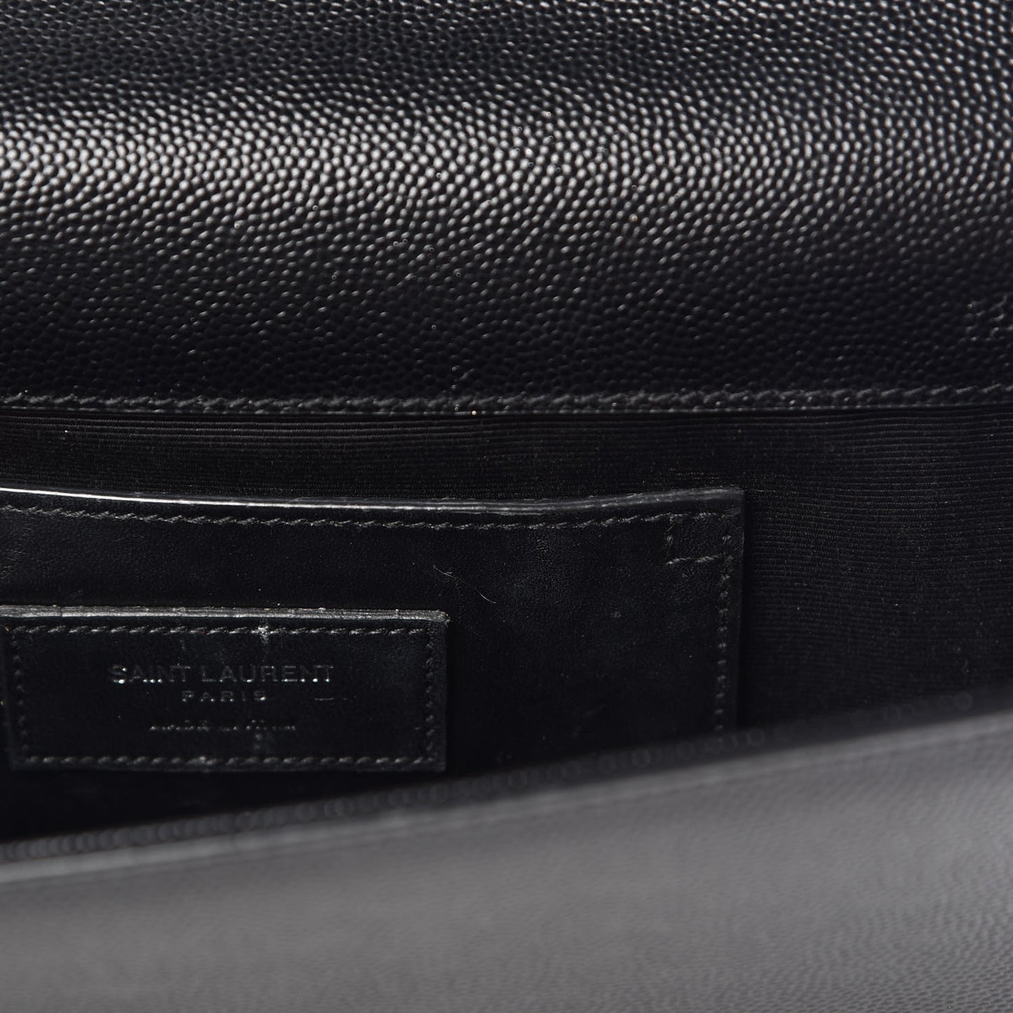 Grain De Poudre Classic Monogram Kate Clutch Black