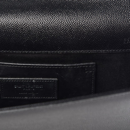 Saint Laurent Grain De Poudre Classic Monogram Kate Clutch Black 10 of 12