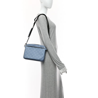 Louis Vuitton Taigarama Trio Messenger Sky Blue 2 of 11