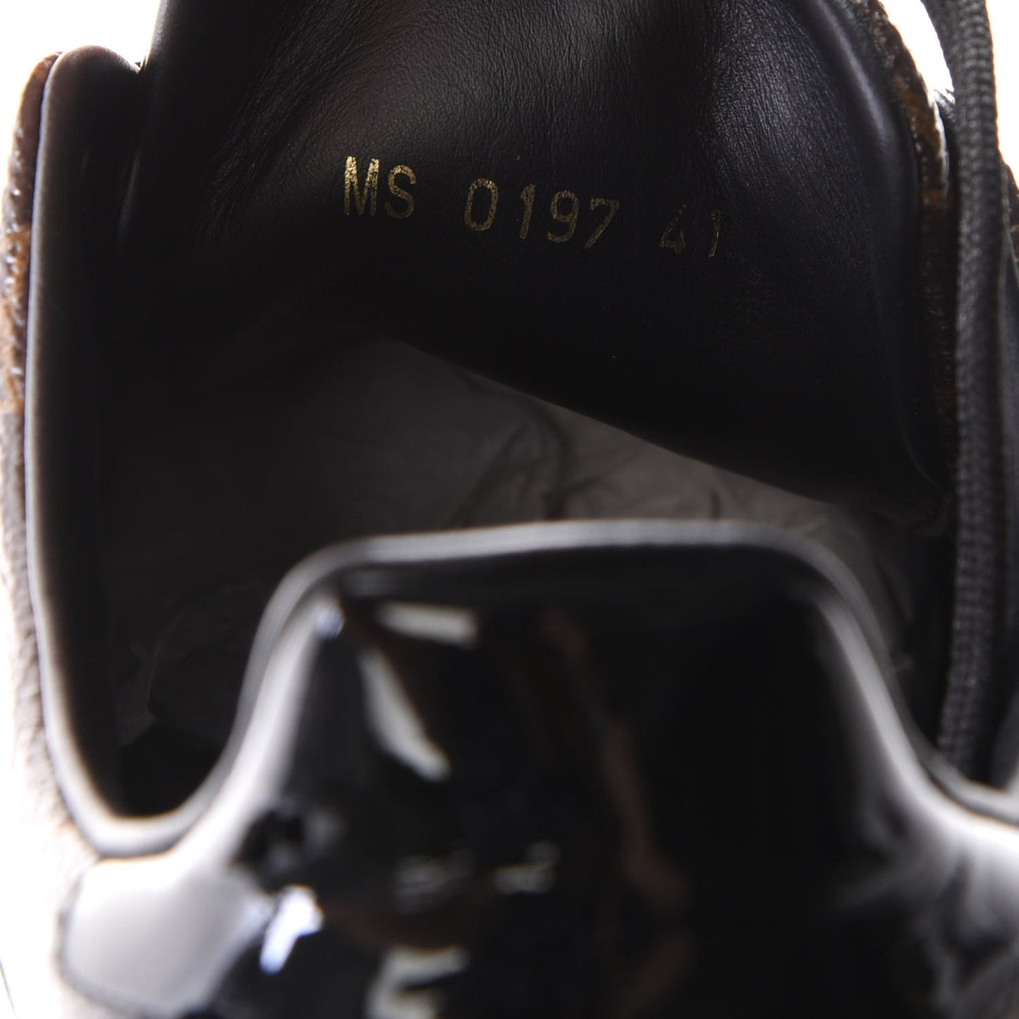 Patent Monogram Frontrow Sneakers 41