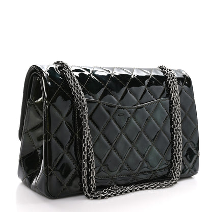 Chanel Patent Quilted 2.55 Reissue 227 Flap Dark Green 3 of 10