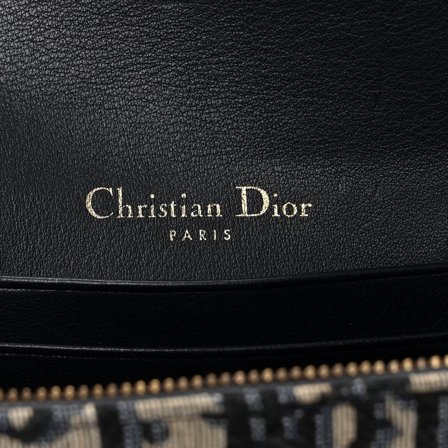 Christian Dior Oblique Saddle Belt Bag Blue 6 of 10