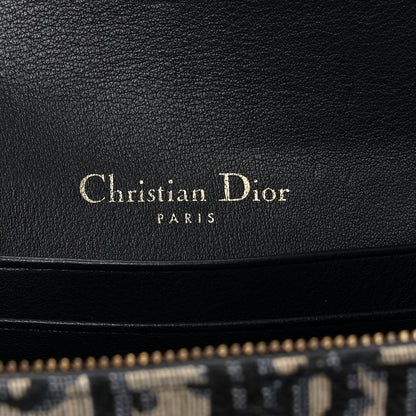 Christian Dior Oblique Saddle Belt Bag Blue 6 of 10