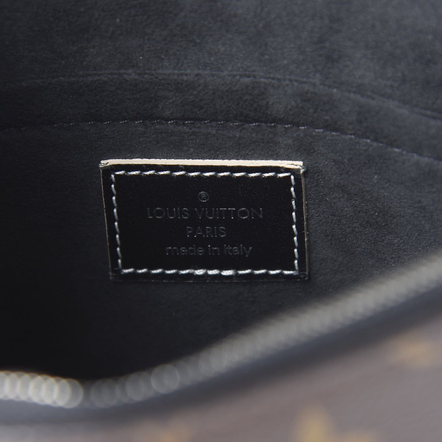 Calfskin Monogram Chain It Bag PM Black