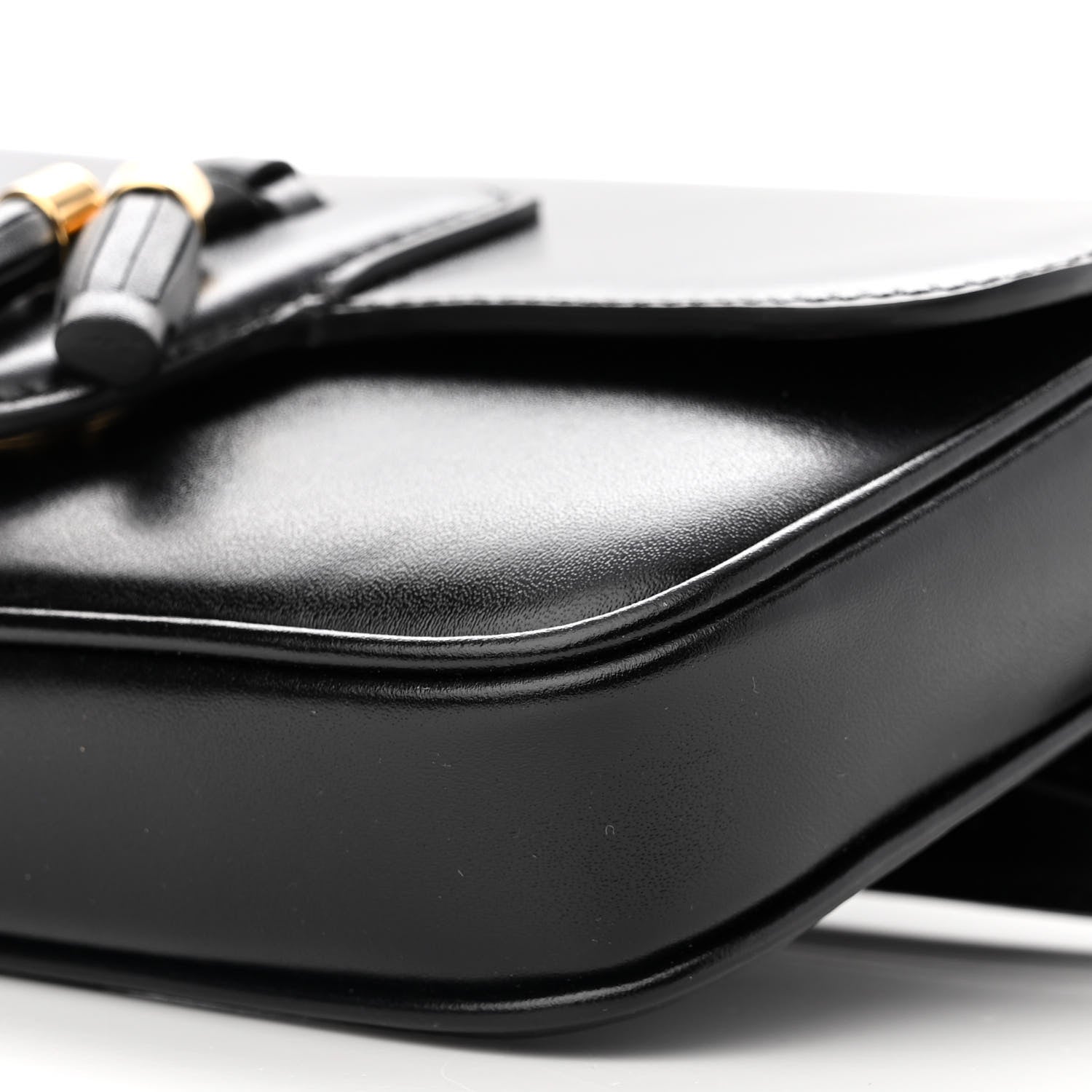Celine Smooth Calfskin Tassel Belt Bag Black 10 of 10