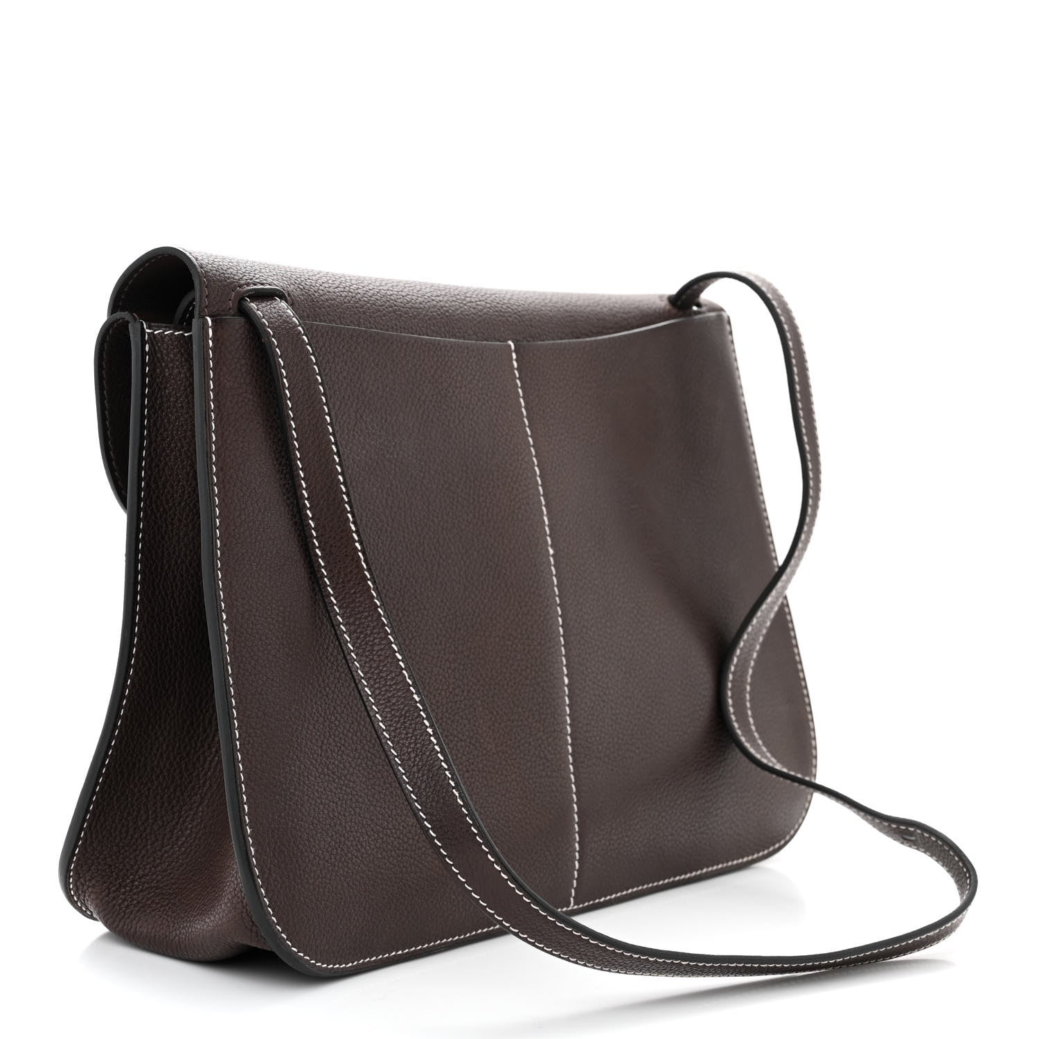 Hermes Barenia Faubourg Halzan 31 Ebene Cacao 3 of 11