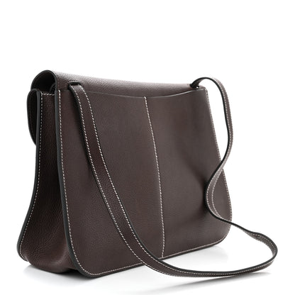 Hermes Barenia Faubourg Halzan 31 Ebene Cacao 3 of 11