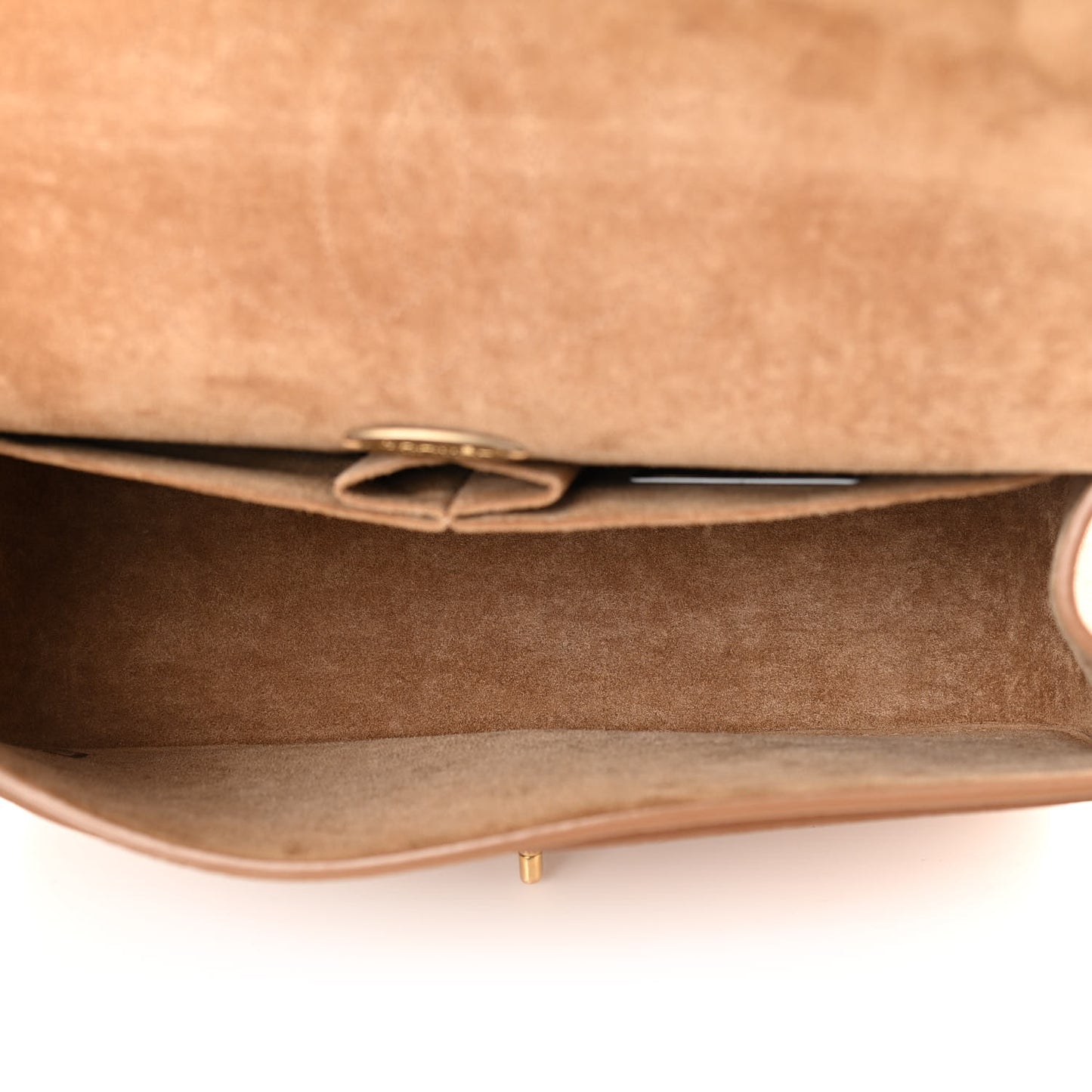 Grained Calfskin Jumbo Classic Pure Double Flap Beige