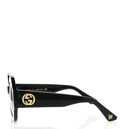 Gucci Round Frame GG0084S Sunglasses Black 3 of 8