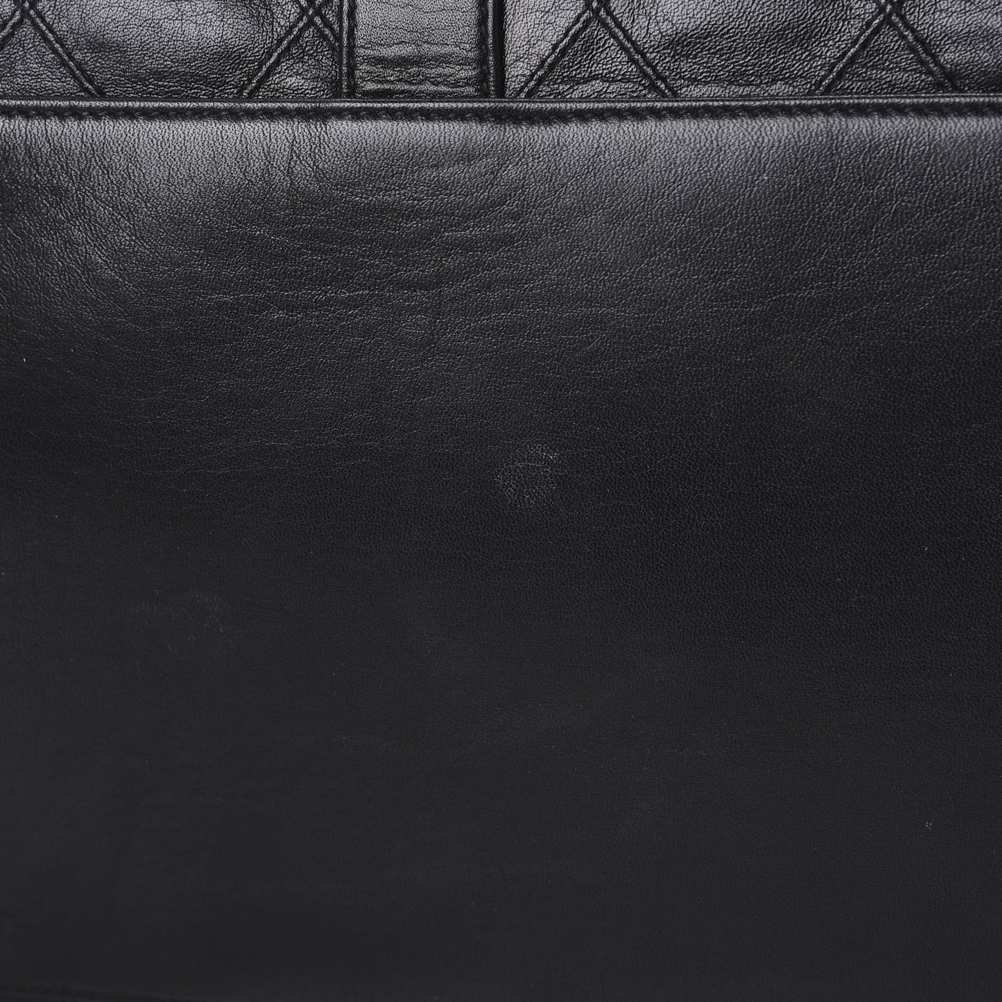 Calfskin Stitched CC Boston Black