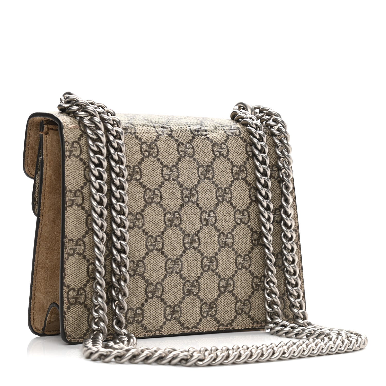 Gucci GG Supreme Monogram Mini Dionysus Shoulder Bag Taupe 3 of 13