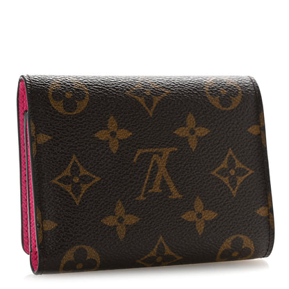 Louis Vuitton Monogram 2022 Christmas Animation Seoul Victorine Wallet Fuchsia Fuchsia 3 of 8