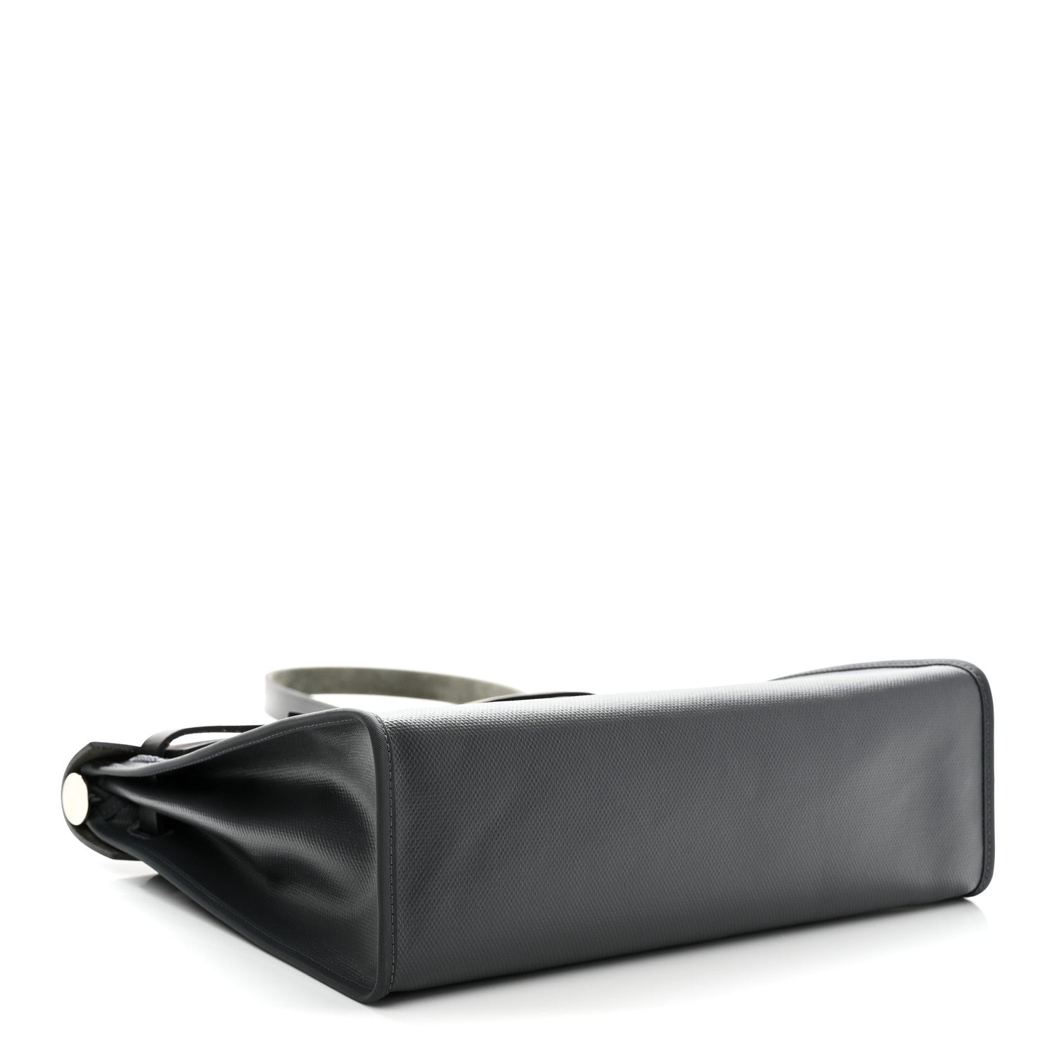 Hermes Toile H Berline Vache Hunter Herbag Zip PM 31 Ardoise Black Ecru 5 of 12