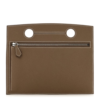 Hermes Togo Backpocket Pouch 30 Etoupe 1 of 7
