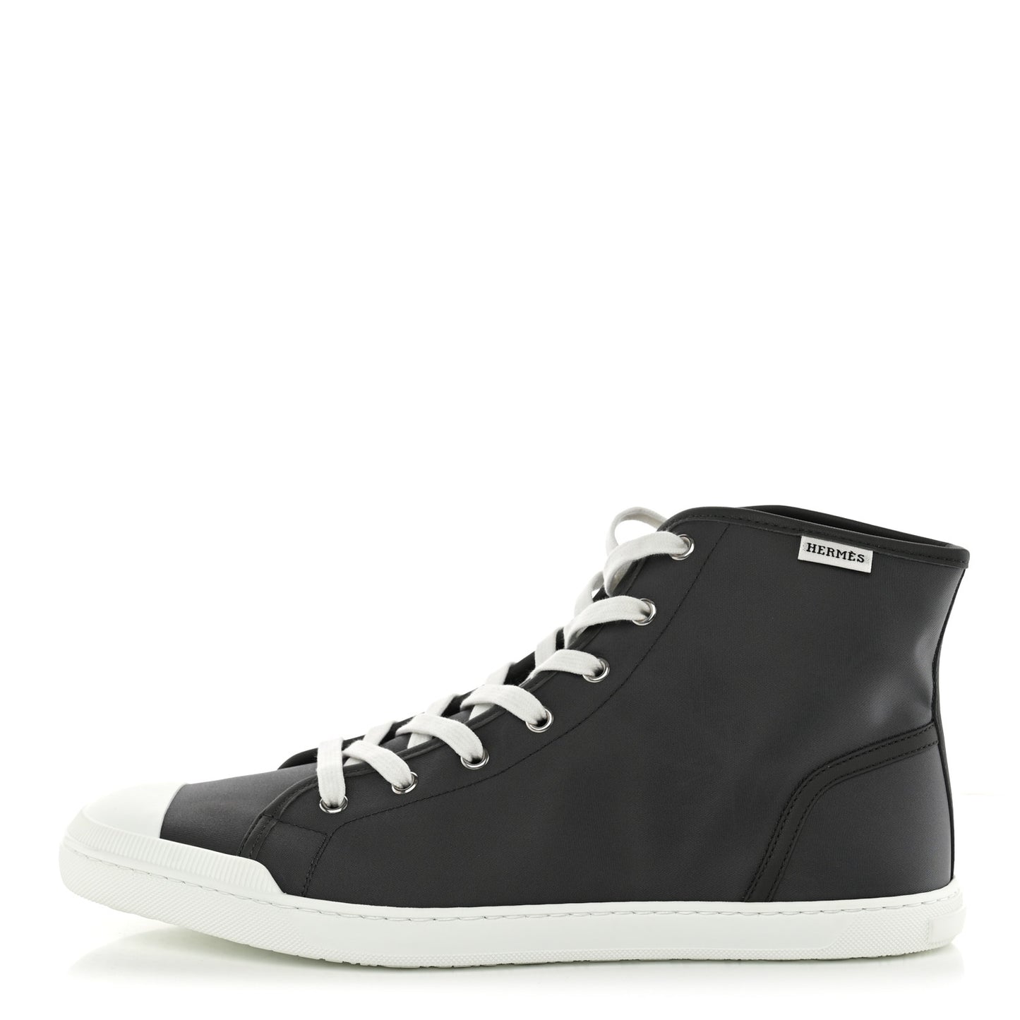 Nylon Mens Express High Top Sneaker 44 Gris Meyer White