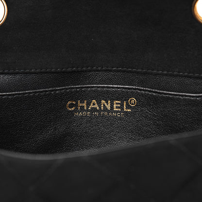 Chanel Velvet Quilted Extra Mini Rectangular Flap Black 6 of 10