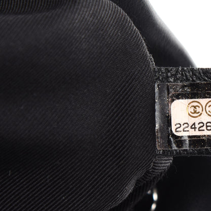 Chanel Calfskin Chevron Quilted Large Urban Spirit Backpack Black 10 of 11