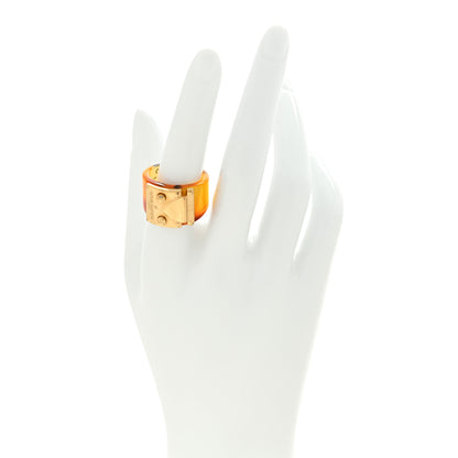 Louis Vuitton Lock Me Ring M Ecaille 2 of 5