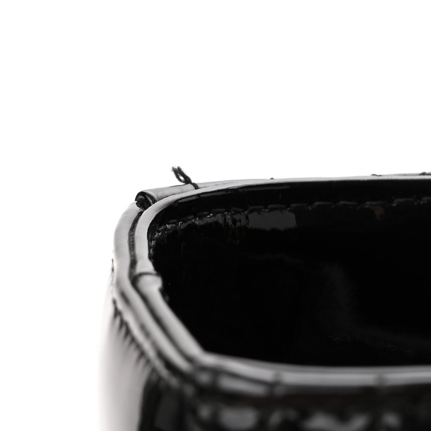 Patent Cannage Large Lady Dior Black