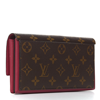 Louis Vuitton Monogram Flore Wallet Fuchsia 3 of 6