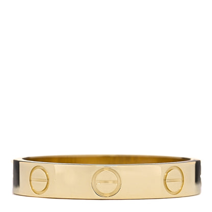 Cartier 18K Yellow Gold 3.5mm LOVE Wedding Band Ring 54 6.75 1 of 4