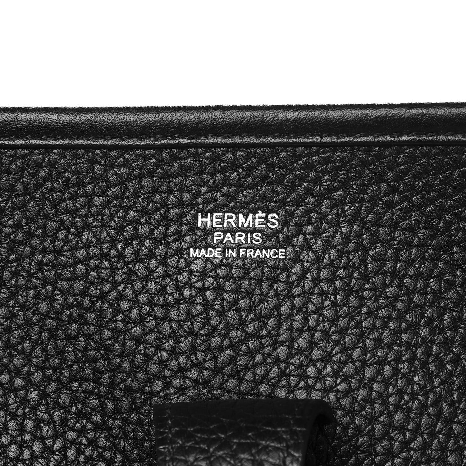 Hermes Taurillon Clemence Evelyne III GM Black 6 of 9