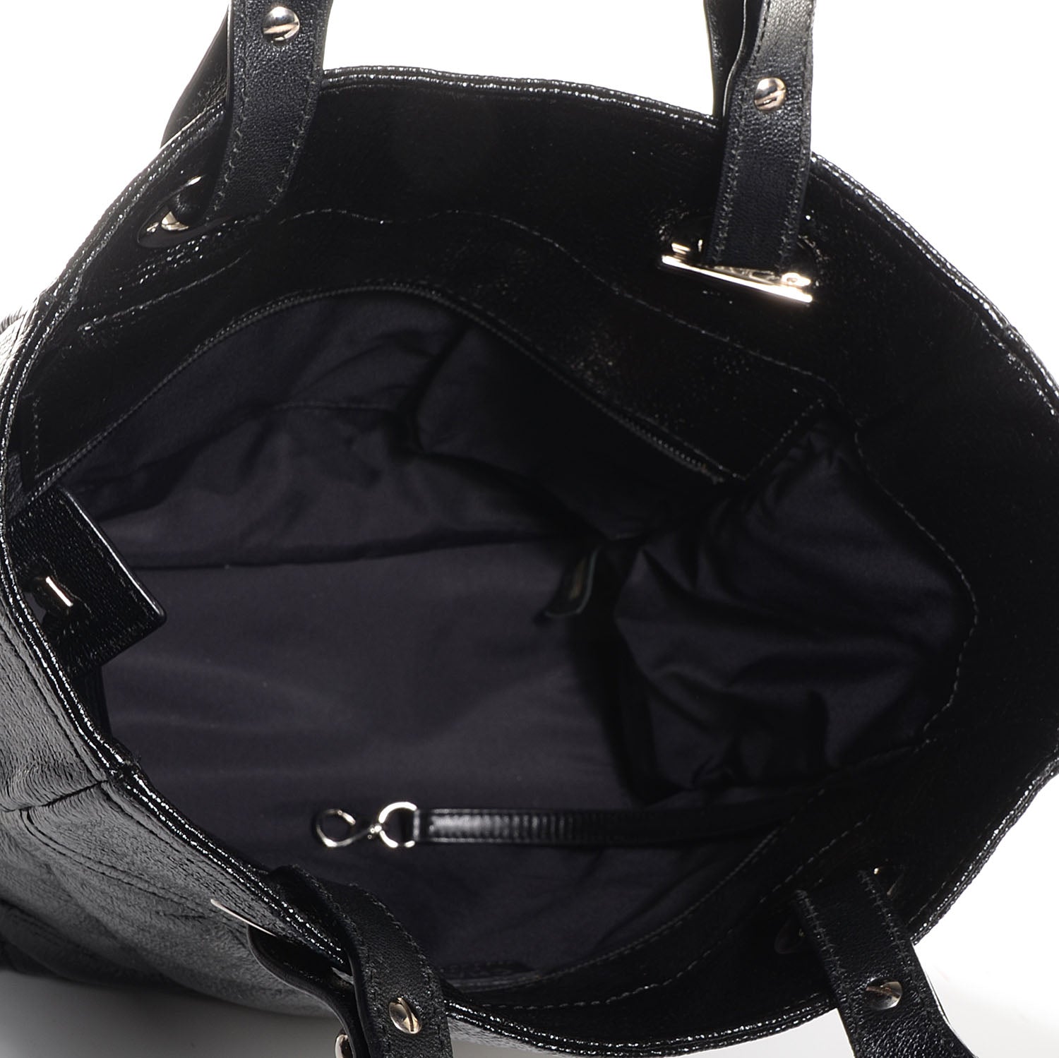 Chanel Coated Canvas Quilted Small Paris Biarritz Tote Black 5 of 7