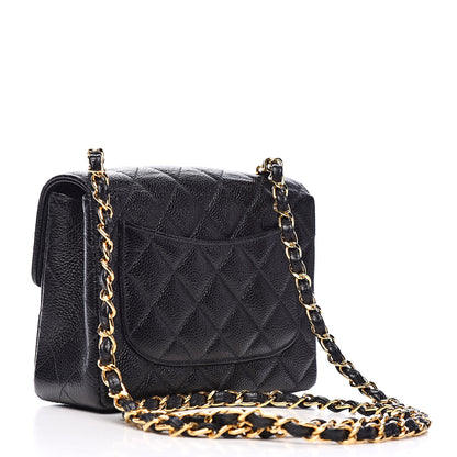 Chanel Caviar Quilted Mini Square Flap Black 3 of 13