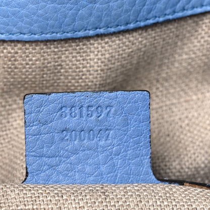 Gucci GG Monogram Calfskin Bucket Bag Blue 5 of 22