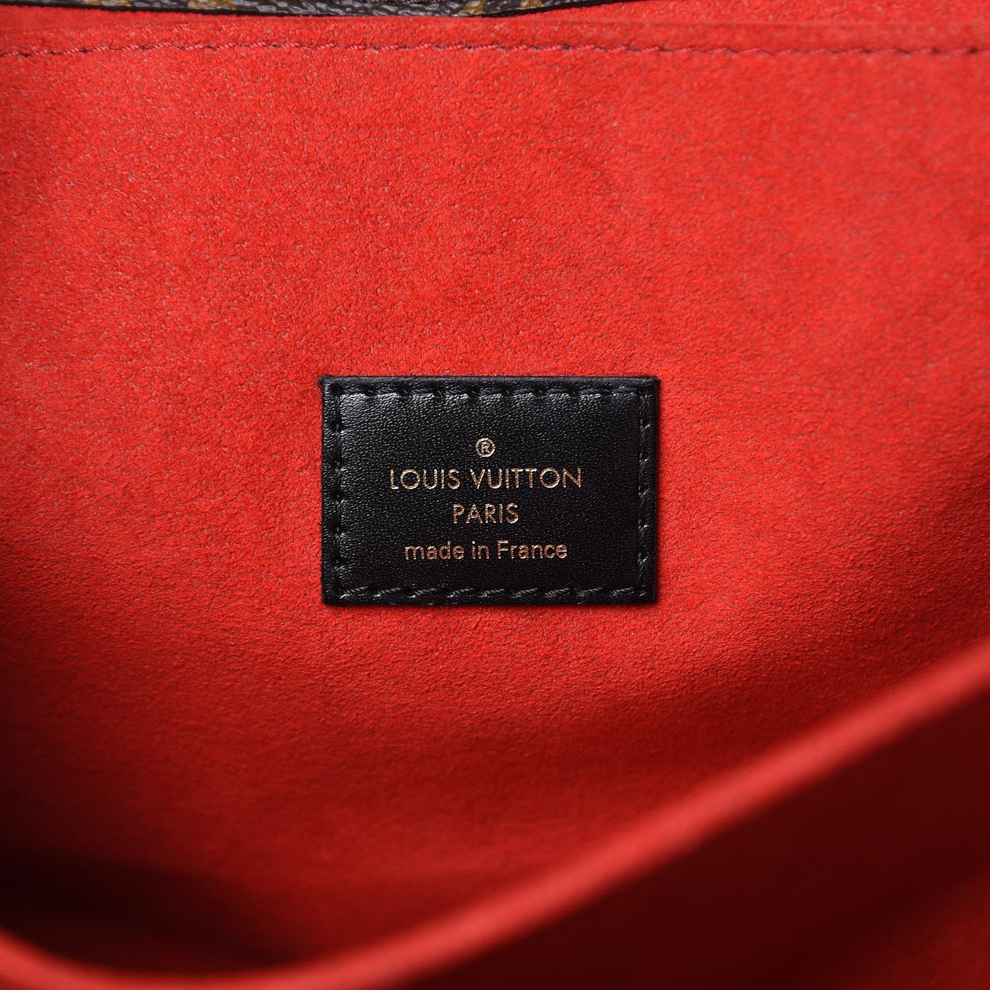 Monogram Braided Pochette Metis Coquelicot