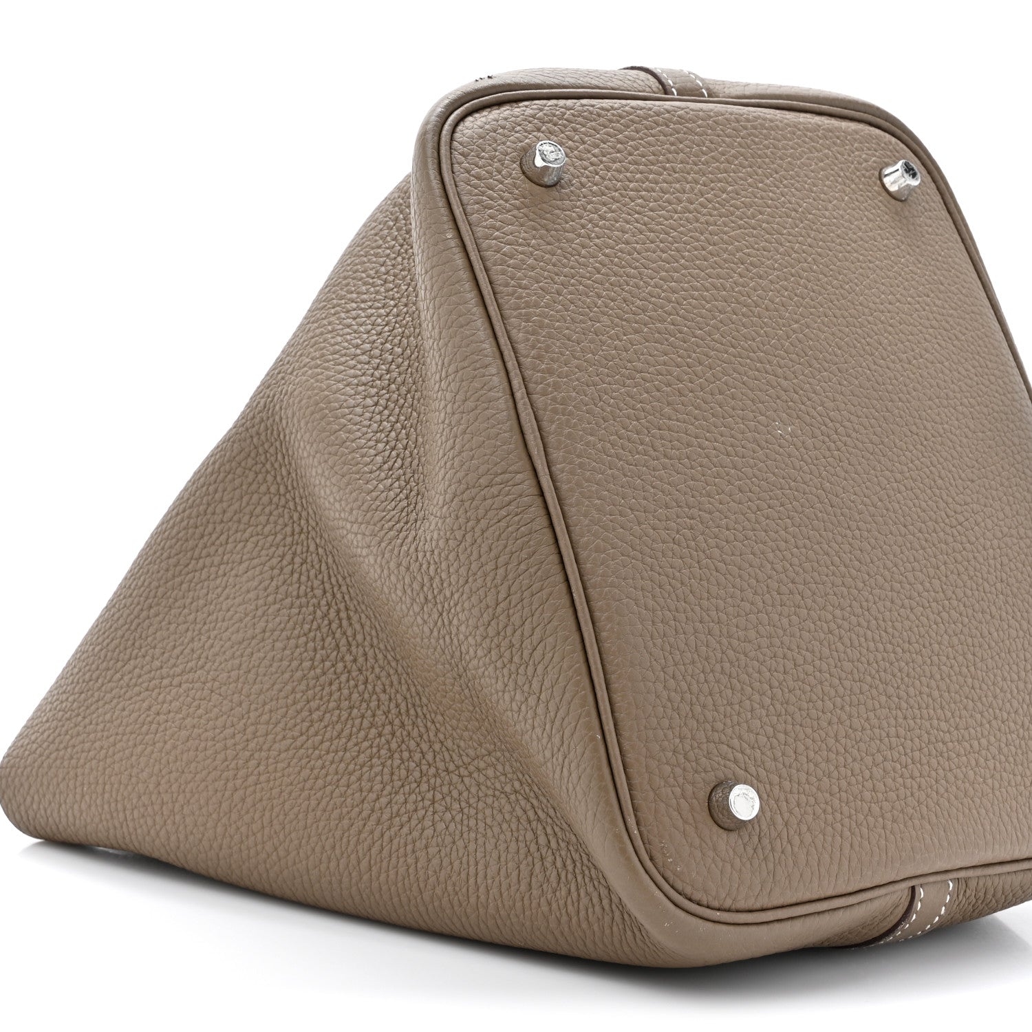 Hermes Taurillon Clemence Picotin Lock 22 MM Etoupe 10 of 15