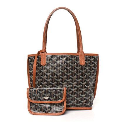 Goyard Goyardine Reversible Mini Anjou Black Gold 3 of 16