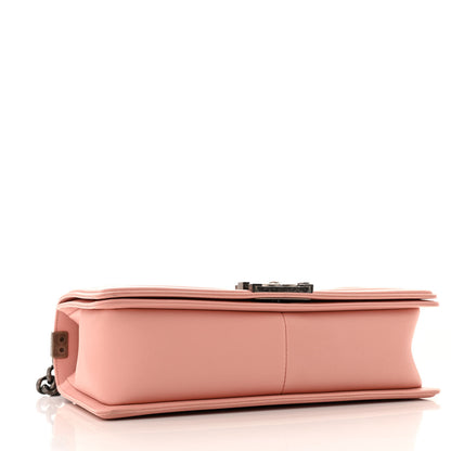 Chanel Lambskin Quilted New Medium Boy Flap Light Pink 4 of 12